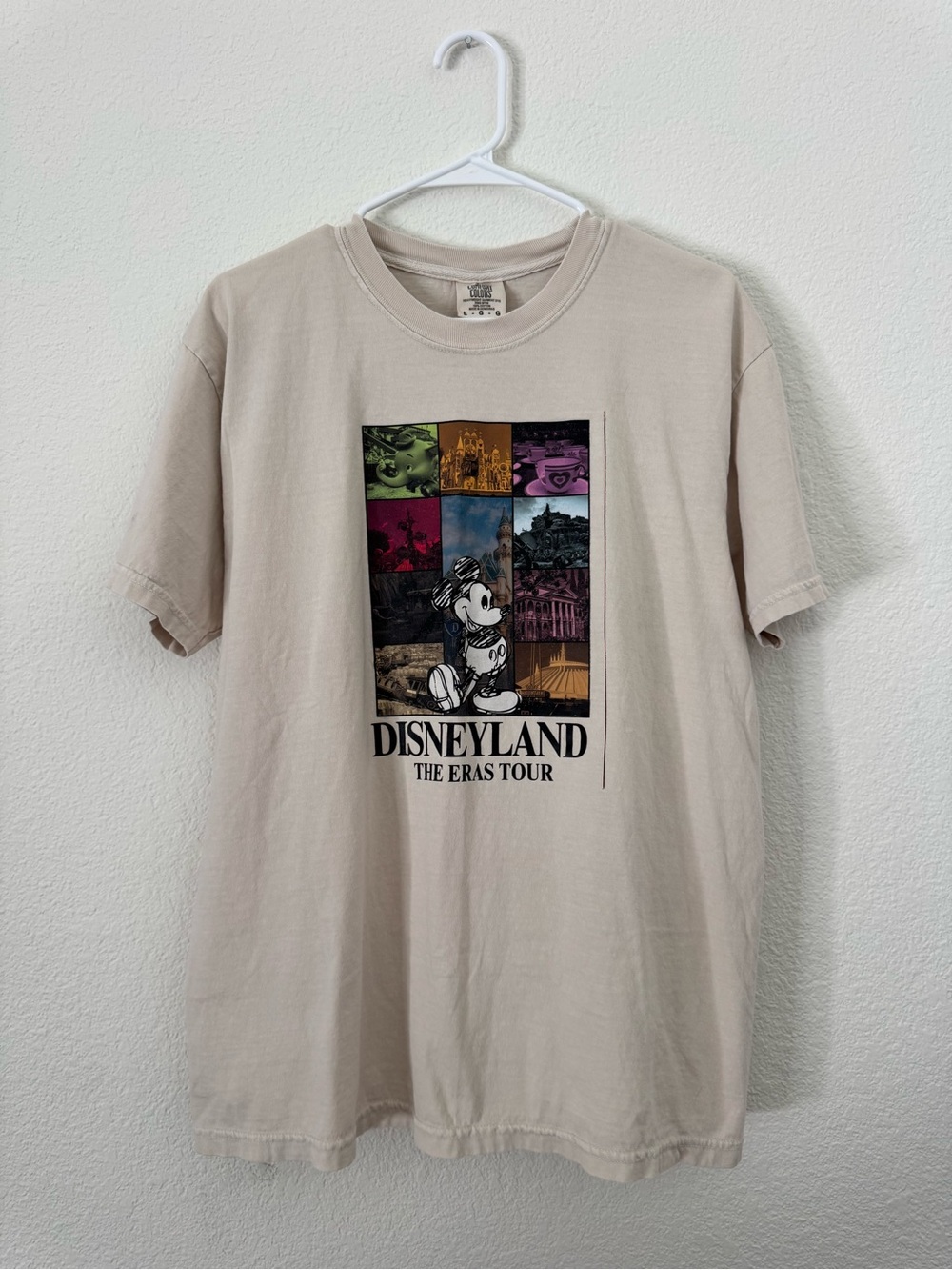 Comfort Colors Beige Disneyland The Eras Tour Graphic Tee
